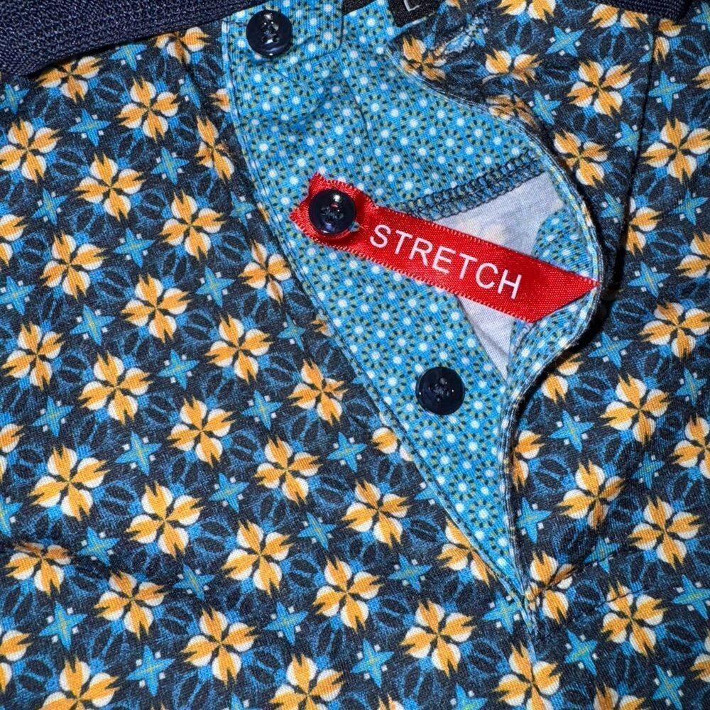 American Breed Patterned Polo Shirt - Picture 4 of 5